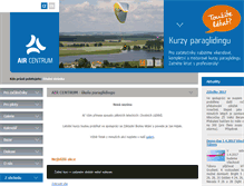 Tablet Screenshot of paragliding-kurz.cz